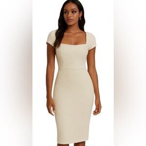 GRACE KARIN WOMAN 50s VINTAGE  DRESS, CAP SLEEVES, PENCIL. (NWT) SIZE: MEDIUM